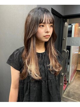 ボアップ 難波店(boappu) #プルエクステ#エクステ#イヤリングカラー#ロングヘア
