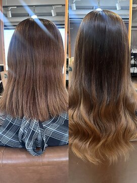 アンククロス 表参道(ANKH CROSS) 超最高級品質ロアエクステ[ビフォーアフター]