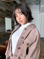 ヘアークラフト(Hair Craft) 似合わせボブカット×パーマ/岡山/暗髪ガーリー