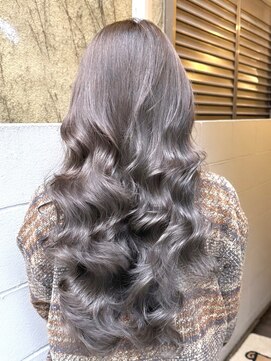 チョビー(Chobii) 表参道 コテ巻き風パーマ デジタルパーマ 暗めカラー韓国風