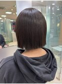 切りっぱなしボブ