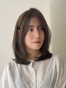 ノーレン 銀座(NOREN) ミディアムレイヤー/レイヤーカット/前髪カット/銀座