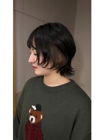 コルバース(COL BIRTH) ウルフカット/イヤリングカラー/インナーカラー/グレージュ