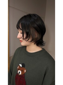 コルバース(COL BIRTH) ウルフカット/イヤリングカラー/インナーカラー/グレージュ