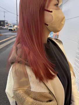 ウェルズ グランデ 奈良店(Well's GRANDE) 顔まわりレイヤー 動きのあるロング