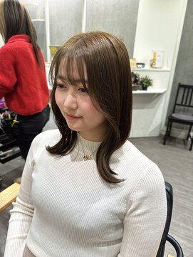 ココット 京橋店(cocotte) 初カラー!オリーブベージュ