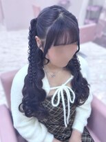 ヘアセット アリエス 池袋駅東口店(Aries) ハーフツインあみたらし