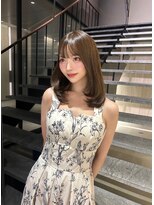 エヌ 大阪梅田店(enu) 【大阪梅田】くすみグレージュ×韓国風くびれ巻き