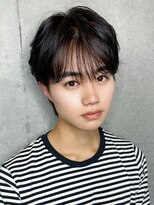 リークフー(Ree cu fuu)&nbsp;シースルーマッシュ韓国マッシュダウンパーマカルマパーマ