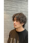 メンズミディアムパーマ