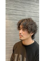 ベイス アワジ(BASE)&nbsp;メンズミディアムパーマ