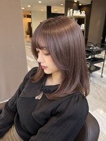 リオリス ヘア サロン(Rioris hair salon)&nbsp;ラベンダーブラウン /ミディアムレイヤー