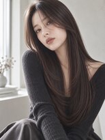 ラベスト キョウト 京都 四条烏丸店(LOVEST KYOTO)&nbsp;艶感ダークブラウン×大人ロングレイヤー