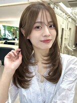 ポーチバイハニー オモテサンドウ(PORCH by HONEY omotesando)&nbsp;レイヤーカットミディアムヘアモカベージュ3