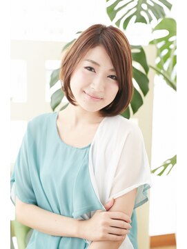 カノープス ヘアアンドメイクアップ(Canopus hair&make up) ナチュラルニュアンスボブ[アースカラー/ミルクチョコレート]