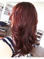 クラン ヘアーアンドスタジオ(CLAN hair & studio)&nbsp;ニュアンスREDカラー