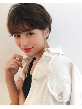 グッデイ ヘアー(GOOD DAY HAIR) 外ハネボブ アッシュブラウン ネオウルフ ブリーチなしカラー