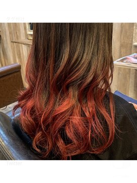 アトム(ATOM) グラデーション ビビッドレッド 出合