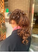 ポニーテールアレンジ
