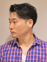 ロワジール(Loisirs)&nbsp;七三ツーブロックかきあげアップバング