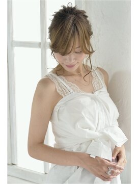 クレドガーデン 綾瀬店(CRED GARDEN) ゆるふわアレンジ お団子 シニヨンアレンジ 二次会 結婚式 綾瀬