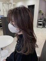 フラッグ ヘアー 天神西通り店(Flag HAIR)&nbsp;インナーカラー☆レイヤースタイル☆透明感カラー