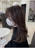 インナーカラー☆レイヤースタイル☆透明感カラー