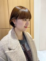 スムーク(smuk)&nbsp;【smuk/スムーク】ミニボブ/アッシュベージュ/透明感カラー