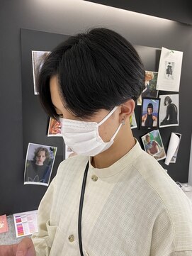 モッズヘア 仙台長町店(mod's hair) 【滝口】ニュアンスパーマ センターパート 刈り上げ 前下がり