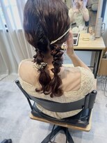 エンタリティリット(entality lit)&nbsp;【entality lit】ツインアレンジのお呼ばれhair