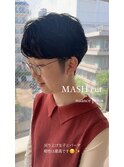 さきへあすなっぷ/マッシュショート×ニュアンスパーマ