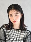タイトな耳掛けスタイル
