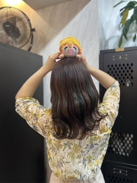 ヴァイス 渋谷店(VAICE) 《インナーメッシュ》ブラウン×推しカラーグリーン