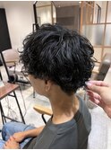 無造作パーマ