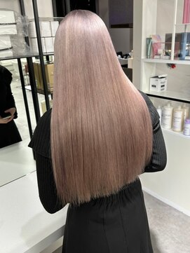 ベレーザ 渋谷(BELEZA) 11374ミルクティーベージュ髪質改善ストレートマロンベージュ