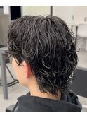 サーフカール×センターパート×海外ヘア×黒髪