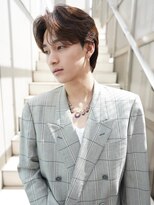 ニコ トウキョウ ロジック(nico TOKYO Logic)&nbsp;センターパートニュアンスパーマフェザーパーマ