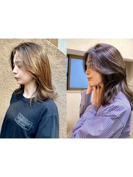 大人女性ならではの艶髪、美肌に魅せるパーソナルカラー、頑張りすぎない洗練された美しさをご提供＊