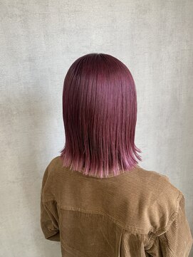 トリコ(ToricO) ペールピンク チェリーレッド ワインレッド 切りっぱなし