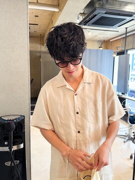 アンフェインド02(UNFEIGNED 02) MEN’S HAIR/波巻ツイストスパイラル/フェザーパーマ/伏見/栄