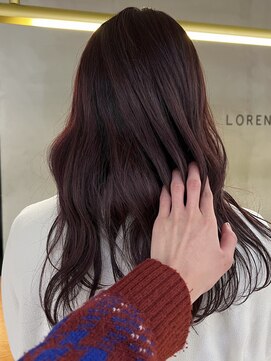 ローレン(LOREN) くびれヘア/アプリコットオレンジ/ハイライトカラー/栄/名古屋