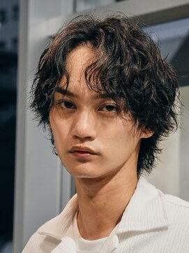 フィフス 神南(fifth) 渋谷メンズマッシュウルフカット波巻きパーマシャドウパーマ