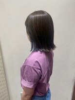 アクセ&nbsp;大人かわいい小顔美シルエット外はね切りっぱなしミディ20代30代