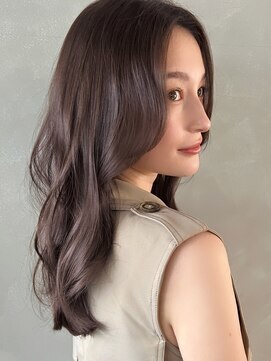 パーク(PARK) 【PARK】ラベンダーベージュ×セミディレイヤー