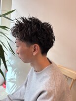 サク 田町芝浦(Sac.)&nbsp;齊藤豪　ショートスパイラルパーマ