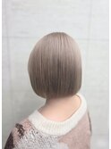 ミニボブ×シアーグレージュ