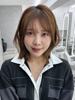 サンドイエナ 横浜店(sand yena)&nbsp;ボブディオリーブベージュ髪質改善縮毛矯正フェイスレイヤー