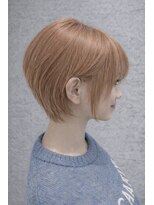 テラ(terra)&nbsp;ふんわり小顔ショート×ミルクティーベージュ