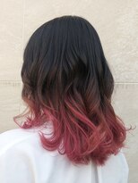 アオク(AOKU)&nbsp;グラデーションカラー　×  チェリーピンク