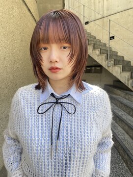 メゾンアクア 表参道(Maison ACQUA) ◎切りっぱなしボブタッセルボブ顔まわりレイヤーボブミニボブ
